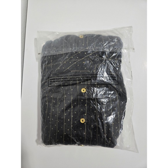 Ashley Stewart Metallic Print Midaxi Dress in Black/Gold - Size 18/20 - Picture 7 of 9